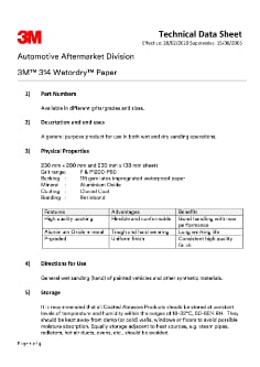 3M 314 Wetordry Paper