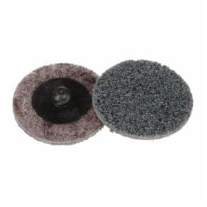 Scotch-Brite Roloc Light Grinding and Blending Disc, GB-DR, Super Duty A Coarse, TR, 3 in, 25/Carton, 100 ea/Caseimage