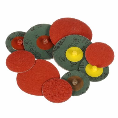 3M Cubitron II Roloc Fibre Disc 987C Group Shot