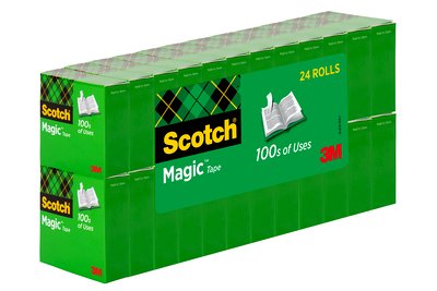 Scotch Brand Magic Tape, 3/4 x 1000 Inches, Boxed, 24 Refill Rolls (810K24)
