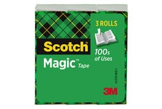 Scotch(R) Magic(TM) Tape 810S3, 3/4 in x 800 in 3-Pack