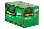 Scotch(R) Magic(TM) Tape 810SX4-SR, 3/4 in x 900 in (19 mm x 22,8) 4 Pack