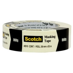 Scotch® Utility Masking Tape 2010, 36 mm x 55 m, 16 per Carton