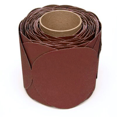 3M™ Stikit™ Film Disc Roll 375L, 60 3MIL, 5 in x NH, Die 500X, 100 Discs/Roll, 4 Rolls/Case