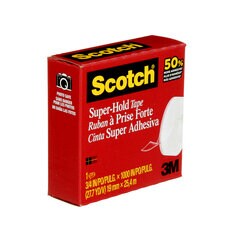 Scotch® Super-Hold Tape, 700K6-ESF, .75 in x 1000 in (19 mm x 25.4