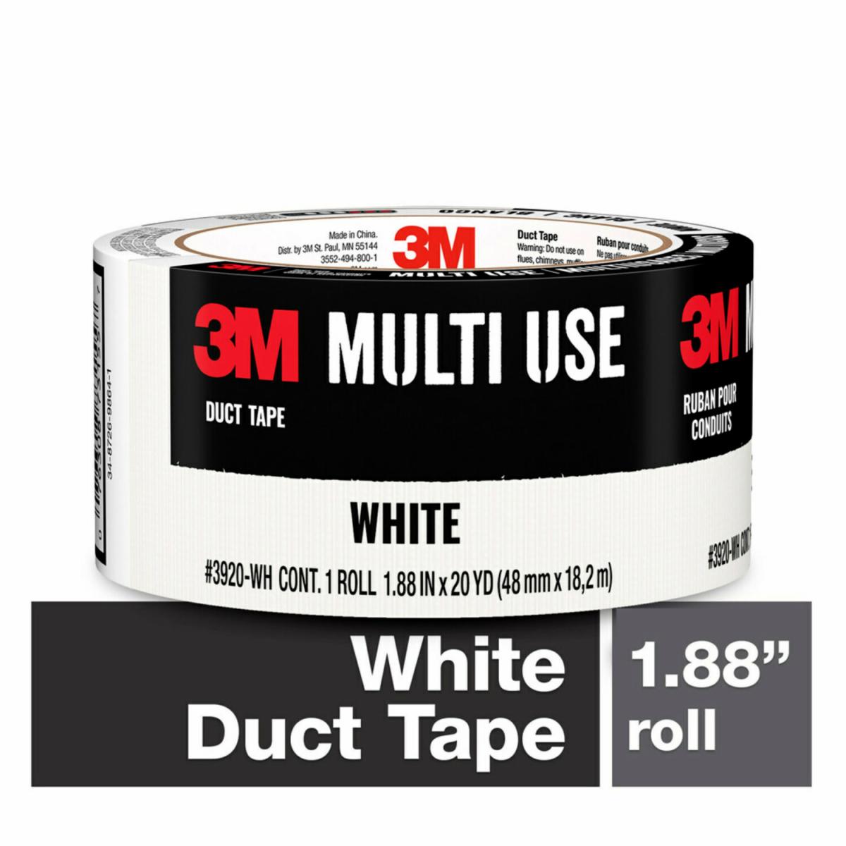 ™ White Duct Tape 3920-WH