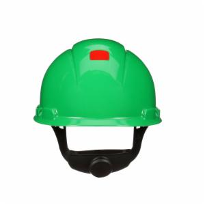 3M™ SecureFit Hard Hat H-704SFR-UV, Green, 4-Point Pressure Diffusion Ratchet Suspension, with UVicator, 20 ea/Caseimage