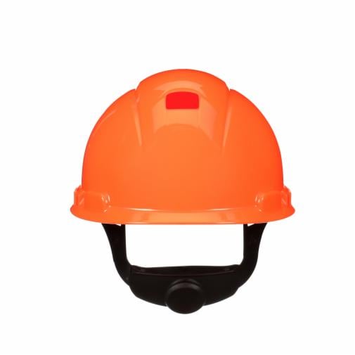 3M™ SecureFit™ Hard Hat H-707SFR-UV Hi-Vis Orange with UVicator - Backside