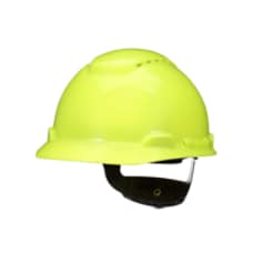 3M™ SecureFit™ Hard Hat H-709SFV-UV Hi-Vis Yellow Vented with Uvicator - Leftside