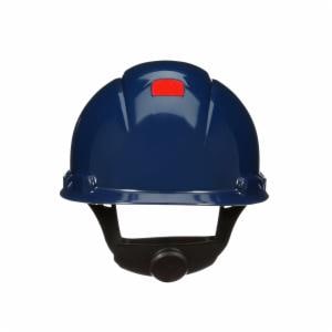 3M™ SecureFit Hard Hat H-710SFR-UV, Navy Blue, 4-Point Pressure Diffusion Ratchet Suspension, with UVicator, 20 ea/Caseimage