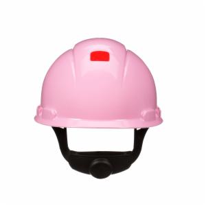 3M™ SecureFit Hard Hat H-713SFR-UV, Pink, 4-Point pressure Diffusion Ratchet Suspension, with Uvicator, 20 ea/Caseimage