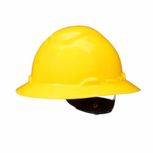 3M-SecureFit-Full-Brim-Hard-Hat-H-802SFR-UV-Yellow-with-UVicator-Leftside.tif