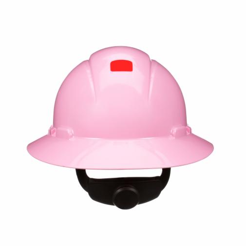 3M™ SecureFit™ Full Brim Hard Hat H-813SFR-UV Pink with Uvicator - Backside