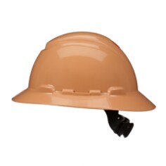 3M™ SecureFit™ Full Brim Hard Hat H-811SFR-UV Tan with Uvicator - Side1
