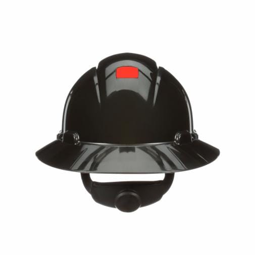 3M™ SecureFit™ Full Brim Hard Hat H-812SFR-UV Black with Uvicator - Backside