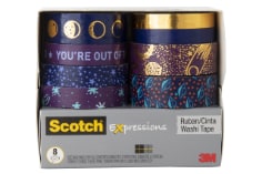 Scotch® Expressions Washi Tape C1017-8-P17 Variable 8 Rolls/Pack