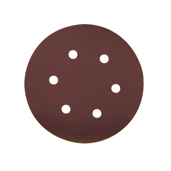 3M™ Hookit™ Paper Disc 763U, 60 F-weight, 6 in x NH, D/F 6HL, Die 600HZ