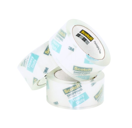Scotch® Heavy Duty Shipping Packaging Tape 3850-LR3-DC, 1.88 in x 54.6 yd (48 mm x 50 m) 3 Pack