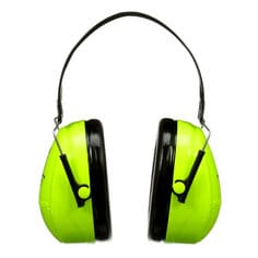 3M™ PELTOR™ Optime™ II High Visibility Foldable Headband Format Earmuff H520FHV, Green