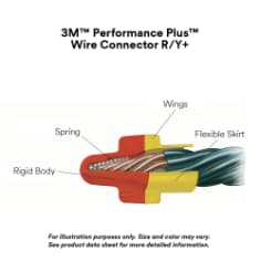 3M™ Performance Plus™ Wire Connector Amazon - R/Y+ Parts