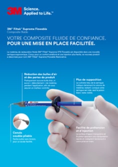 3M™ Filtek™ Supreme Flowable Composite fluide SellSheet
