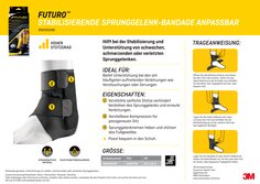 FUTURO™ 46645 Stabilisierende Sprunggelenk-Bandage anpassbar