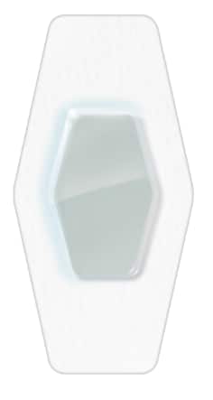 3 bandages at 1.25 in x 2.5 in