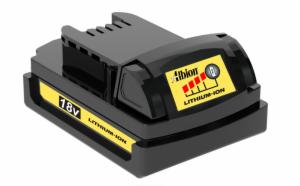 Albion 18V Li-ion Battery, 1/case image Albion 18V Li-ion Battery, 1/caseimage