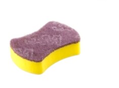 3M™ 百利™ 不鏽鋼/頑垢專用鋼絨海綿菜瓜布─好握型 966UB-6MUB, 6片裝