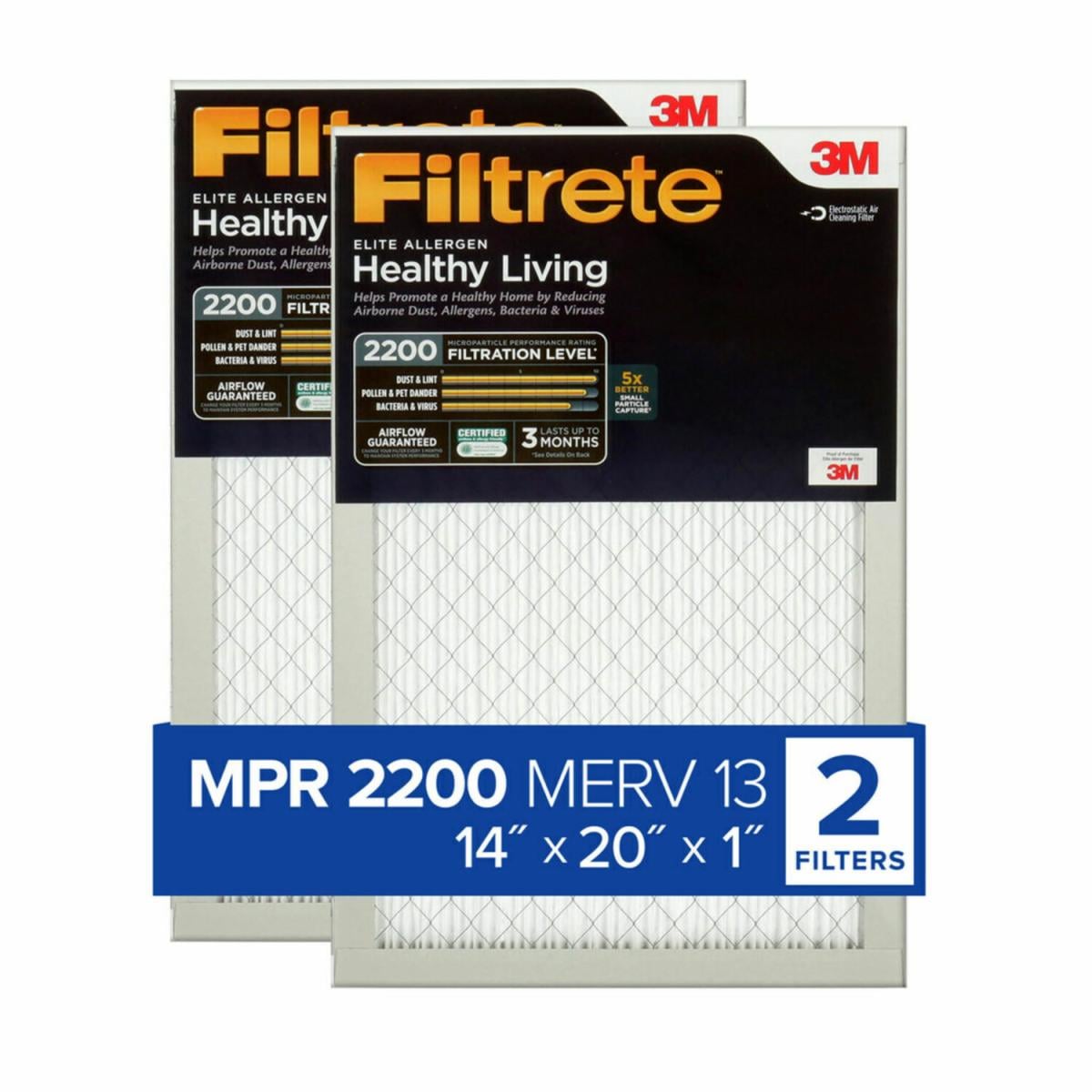Filtrete Elite Allergen Reduction Filter EA05-2PK-6E
