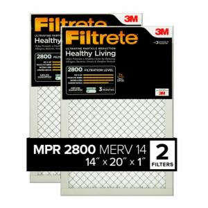 Filtrete Ultrafine Particle Reduction Filter UF05-2PK-1E, 14 in x 20 in x 1 in (35.5 cm x 50.8 cm x 2.5 cm) image Filtrete Ultrafine Particle Reduction Filter UF05-2PK-1E, 14 in x 20 in x 1 in (35.5 cm x 50.8 cm x 2.5 cm)image