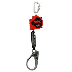 3M™ Protecta™ Self Retracting Lifeline  Web 3100433  Red  Steel Rebar Hook  20ft (6.1m)  1 ea