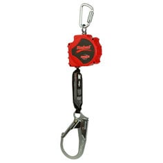 3M™ Protecta™ Self Retracting Lifeline  Web 3100433  Red  Steel Rebar Hook  20ft (6.1m)  1 ea