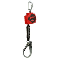 3M™ Protecta™ Self Retracting Lifeline  Web 3100433  Red  Steel Rebar Hook  20ft (6.1m)  1 ea