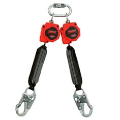 3M™ PROTECTA™ Twin-Leg Self Retracting Lifeline  Web 3100412  Red  6 ft. (1.8 m)  1 ea