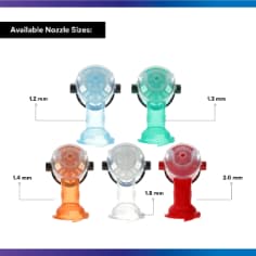 3M™ Accuspray Paint Spray Gun Nozzle Refills for PPS 2.0, 26613, 1.3 mm, Green - Sizes