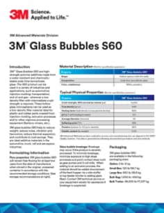 3M(TM) Glass Bubbles S60
