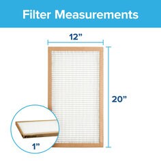 Filtrete™ HVAC MPR 1000 Filter 12 x 20 x 1