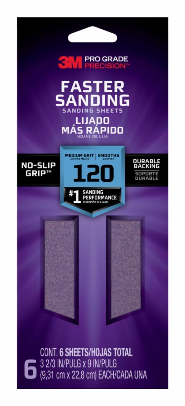 ™ Pro Grade Precision Faster Sanding Sanding Sheets 127120PGP-6