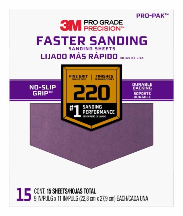 ™ Pro Grade Precision Faster Sanding Sanding Sheets 27220PGP-15