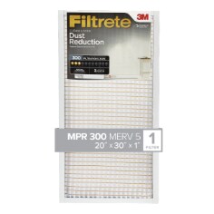 Filtrete A/C Filters MPR 300 Clean Living Basic Dust AC Furnace Air Filter 6-Pk 