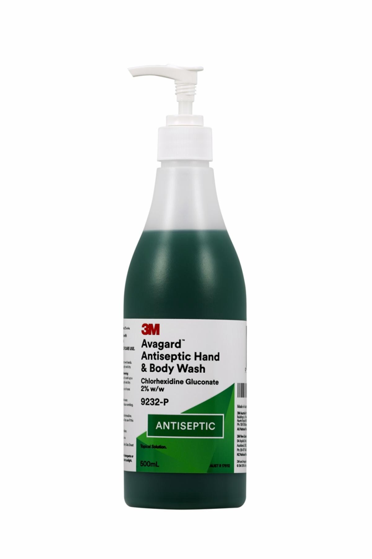 3M™ Avagard™ Antiseptic Hand And Body Wash, 9232P, 500 mL, 10/Case | 3M