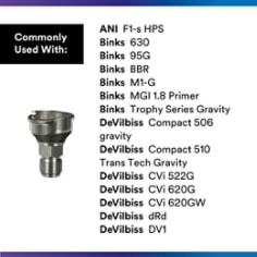 3M™ PPS™ Series 2.0 Adapter #S15, 26046, 3/8 Male, 19 Thread BSP - Use With 1