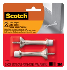 Scotch™ Door Stops SP948-NA, Satin Nickel, Screw-in, 2/pk