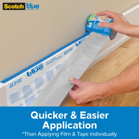 ScotchBlue Pre-taped Painter's Plastic with Dispenser