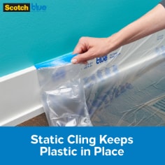 ScotchBlue Pre-taped Painter's Plastic with Dispenser