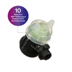3M Performance Pressure HVLP Atomizing Head Refill Kit 26811, Yellow, 1.1, 10 Pack - Features