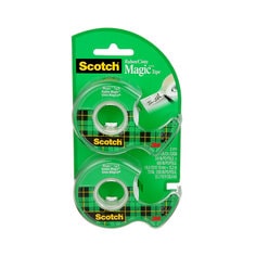 Scotch(R) Magic Tape, Dispensered, 2 Pack
