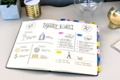 Post-it® Tabs, Foil Iridescent Colors, 1 in x 1.5 in (25.4 mm x 38.1 mm) 