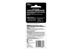 Scotch(R) Super Glue Gel AD112-SR, 0.07 oz (2 g)